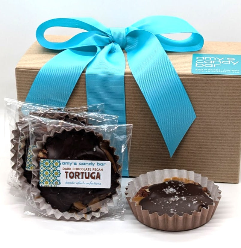 Pecan Tortugas (aka turtles) Gift Box