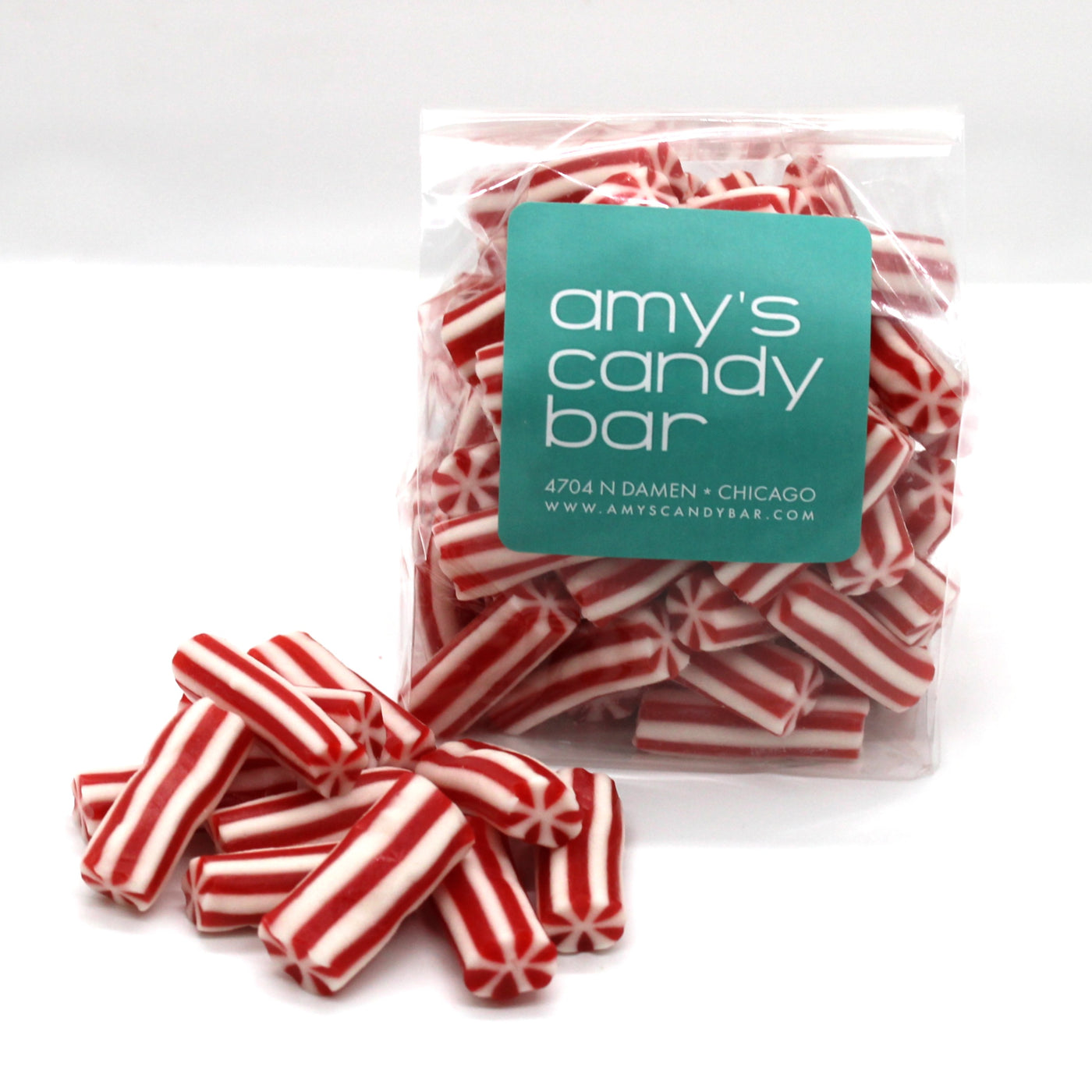 Strawberry and Cream Licorice Candy Cane Bites