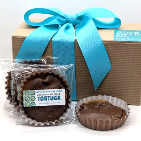 Pecan Tortugas (aka turtles) Gift Box