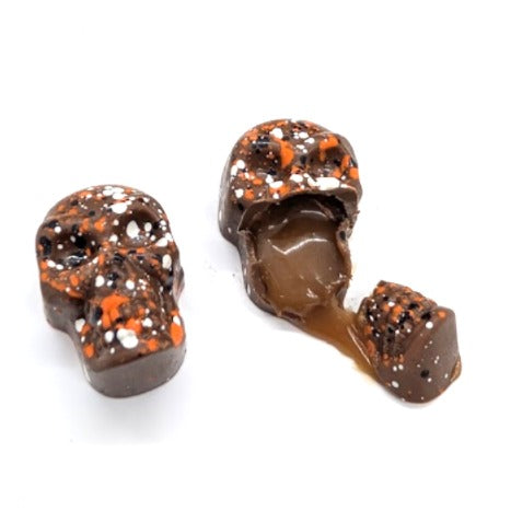 Caramel Filled Chocolate Skulls 5pc