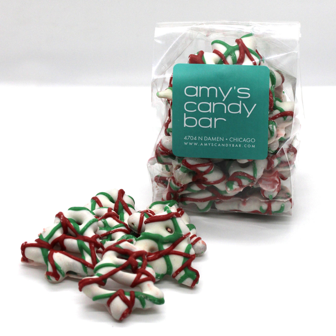 Holiday Tree Yogurt Pretzels
