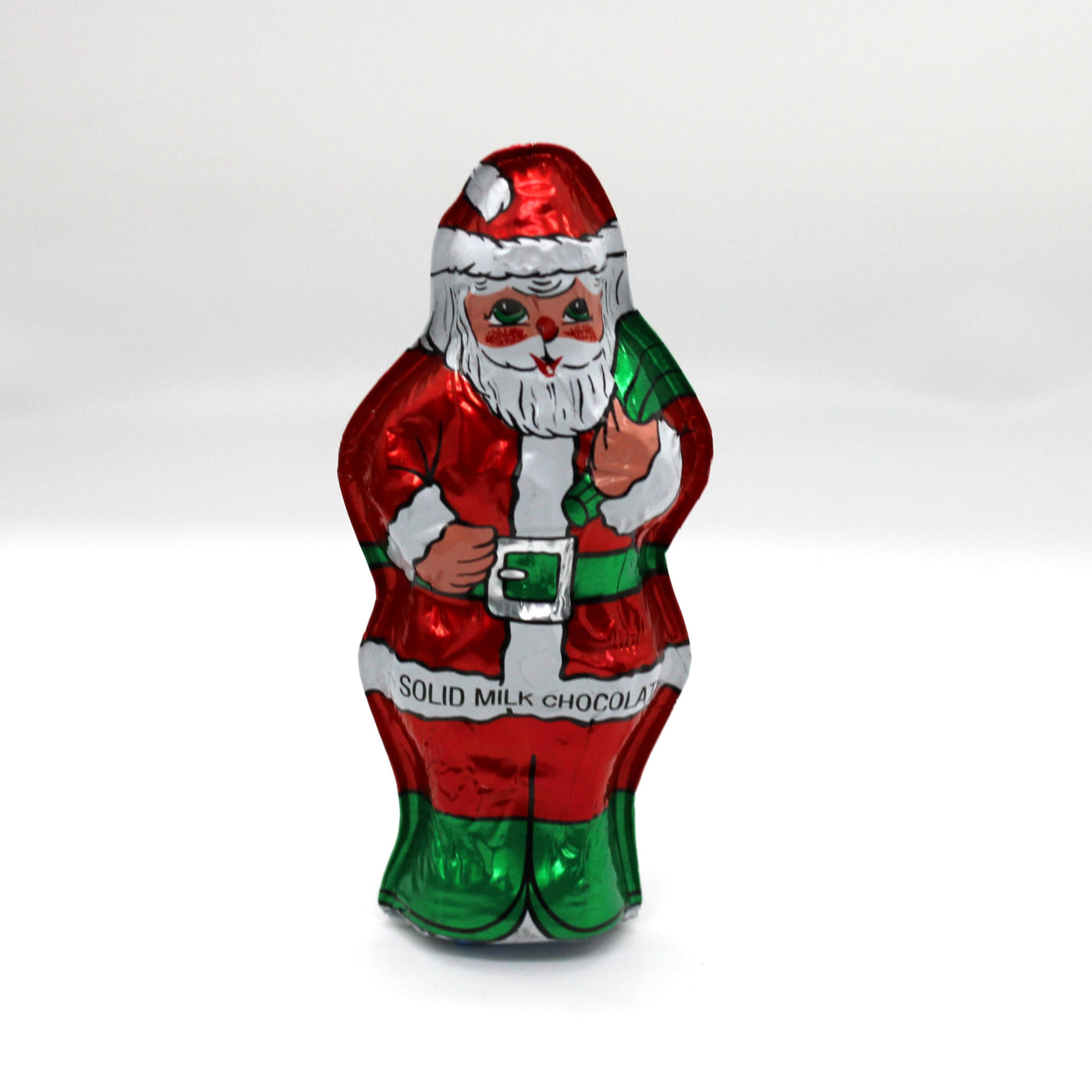 Solid Chocolate Foil Santa