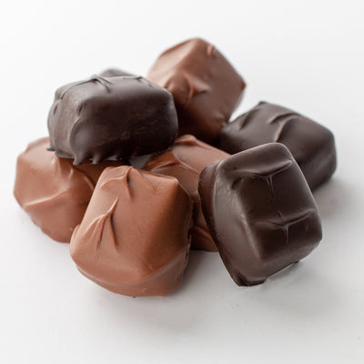 Milk and Dark Chocolate Peanut Butter Meltaways Amy's Candy Bar Chicago