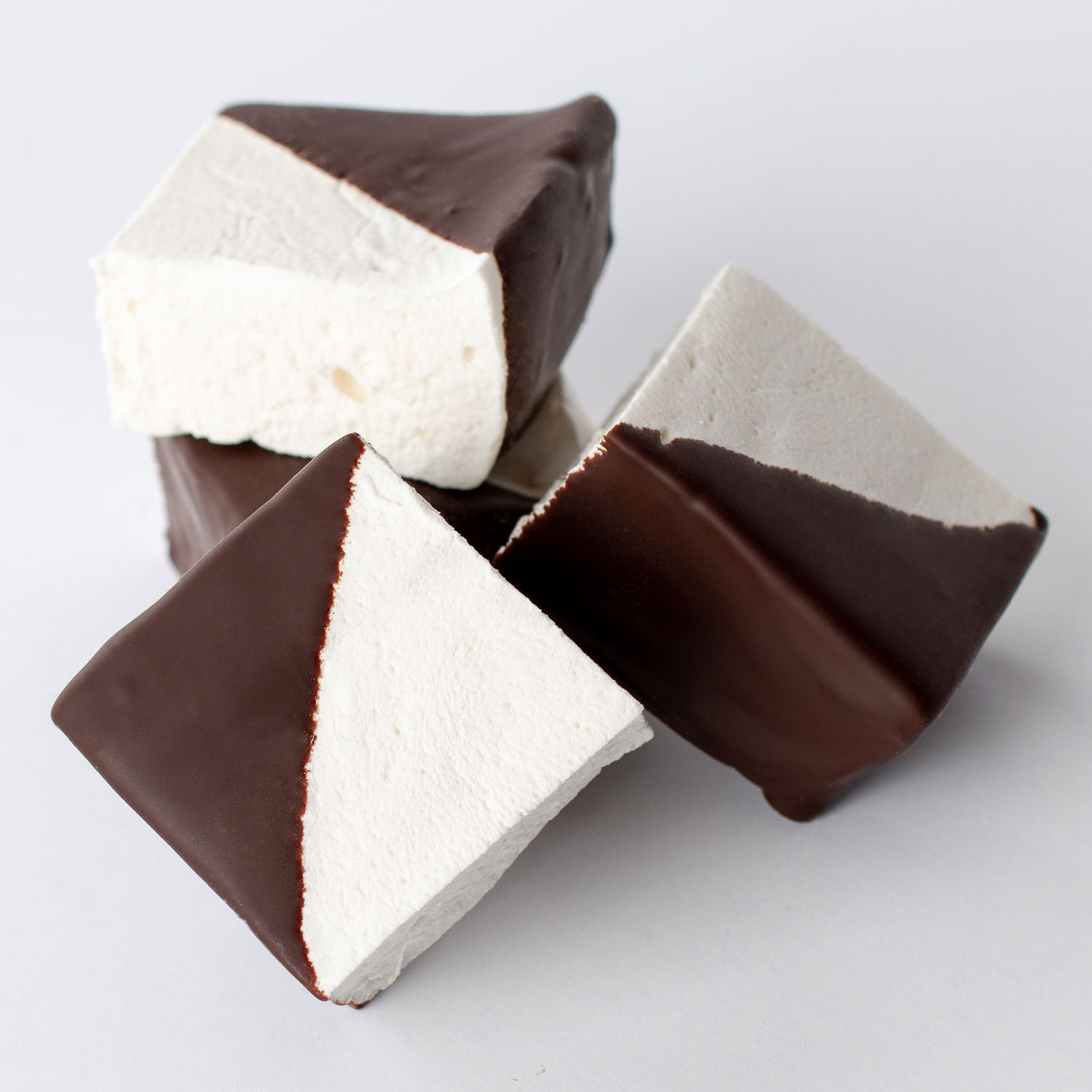 Vanilla Bean Marshmallows Dipped in Belgian Dark Chocolate Amy's Candy Bar Chicago
