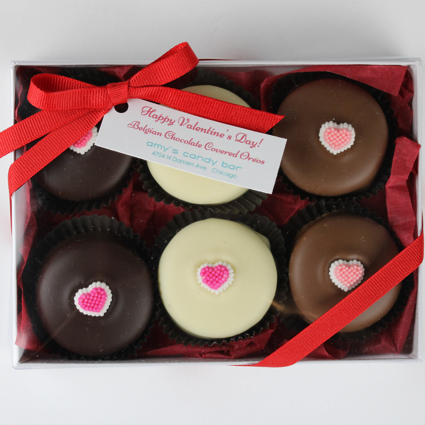 Valentines Oreos 6 piece Box - Coming Soon!