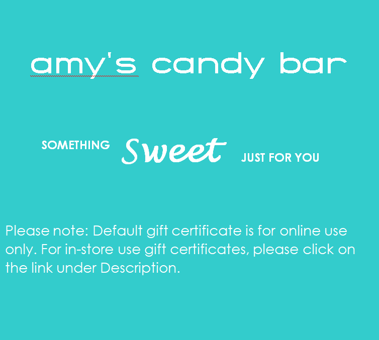 Amy's Candy Bar Gift Card